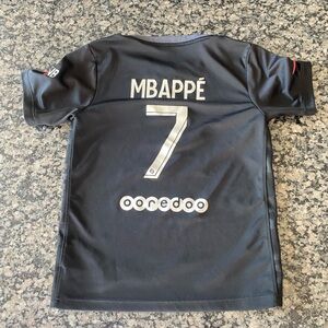 Youth Nike Mbappé Black PSG 21/22 Soccer Jersey